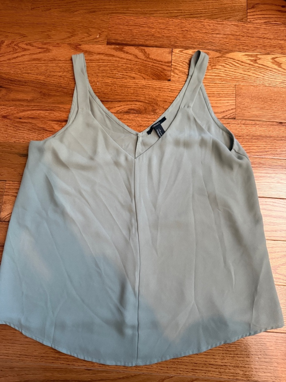 Forever 21 Light Sage Green V-Neck Cami
